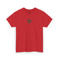 T-shirt en coton brodé avec l'étoile du Maroc
