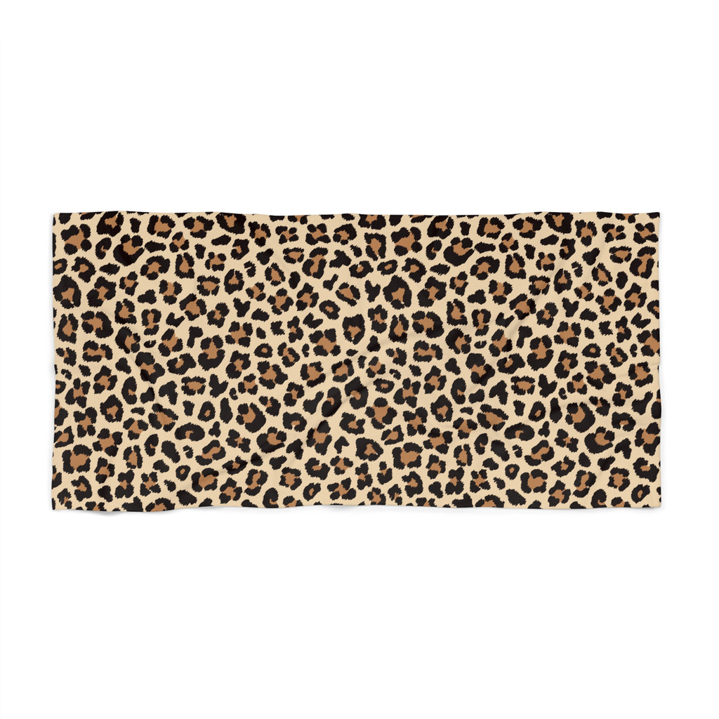 Serviette de plage motif Léopard